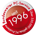 Bundesweiter PC-Service seit 1996 - über 600.000 gelöste Fälle